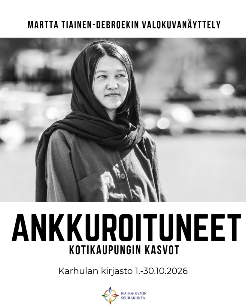 Valokuvanäyttelyn mainosjuliste.